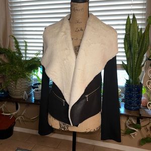 Maurice’s black jacket, stretch material, cotton blend, size medium